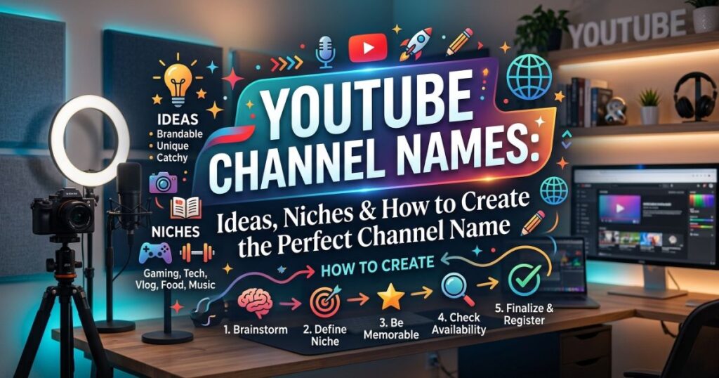 YouTube channel name ideas