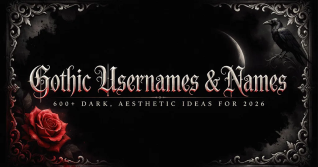 goth usernames