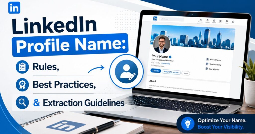 LinkedIn profile name