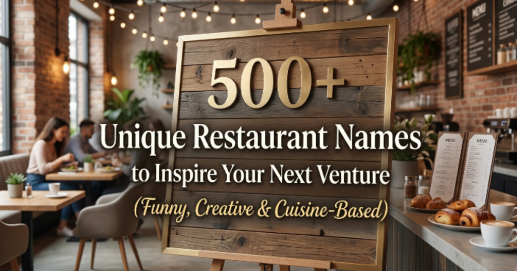 restaurant name ideas