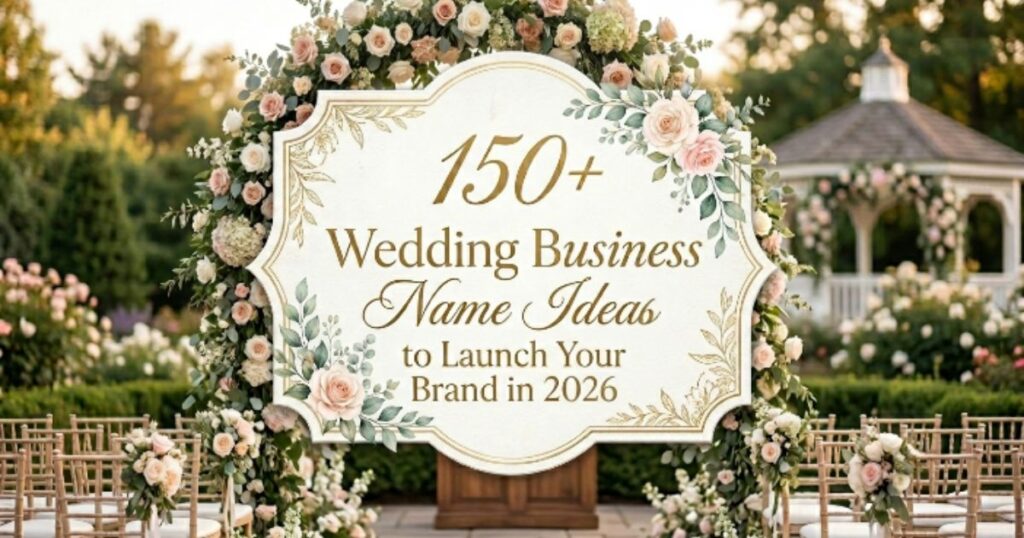 wedding business name ideas