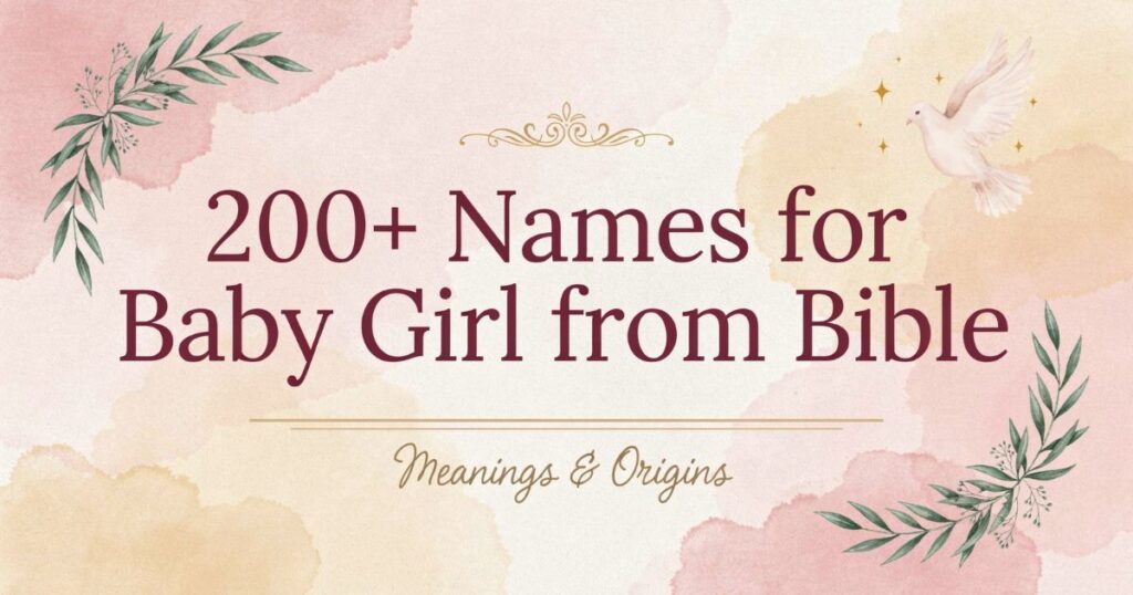baby girl from bible